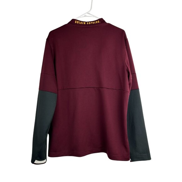 Nike Minnesota Golden Gophers Jacket Mens Medium Maroon Red Dri-Fit Pullover - Picture 2 of 11